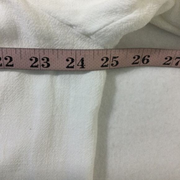 FOREVER 21 SZ 2X plus white rayon double breasted blazer jacket NWT B102 - Picture 9 of 10
